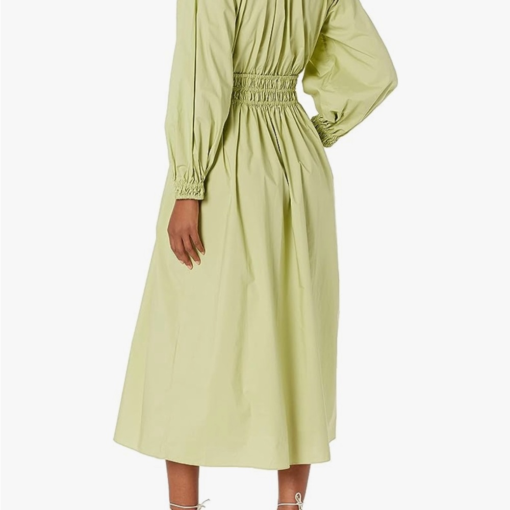 Rebecca Taylor Women's Poplin Smocked Waist Dress